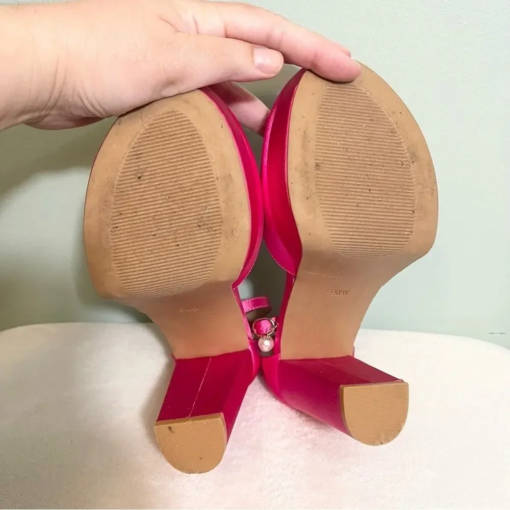 Fashion Nova Eliza Platform Pumps - Pink Size 9 WIDE